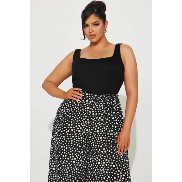 Fashion Nova | Holding On Jumpsuit - Black/combo - Picture 2 of 3